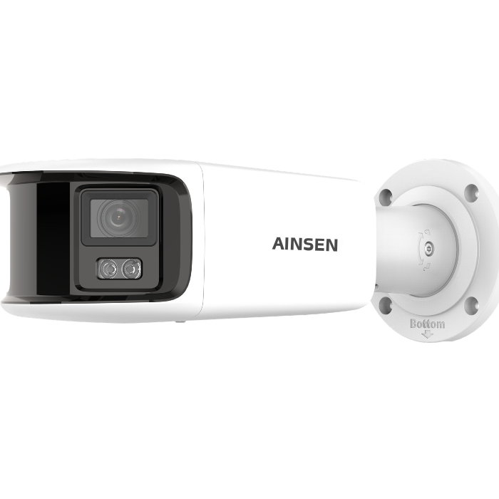 AINSEN 6 MP Panoramic Full Color Fixed Bullet Network Camera
